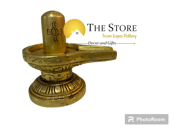 Brass Shiva linga