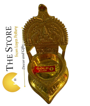 Brass Gajalakshmi Diya